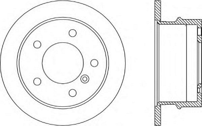 OPEN PARTS bda178410 -  Тормозной диск